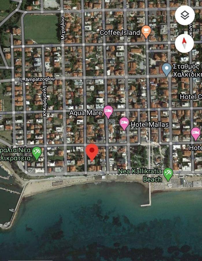 Cozy & Cool Apartment N1 30M From Sea Nea Kallikrateia Екстериор снимка
